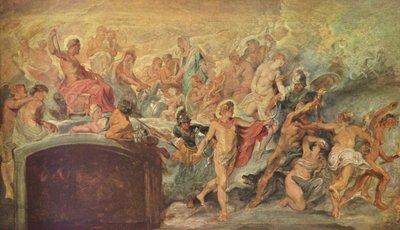 The Flourishing of France under the Regency of Marie de Medici by Peter Paul Rubens